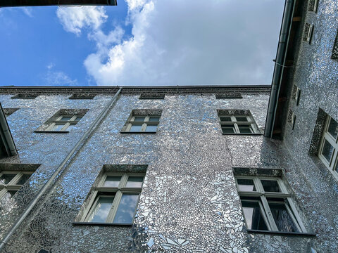 The Mirror Building in Ł&oacute;dź