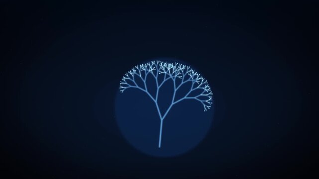Fractal Abstract Background Depth of Field