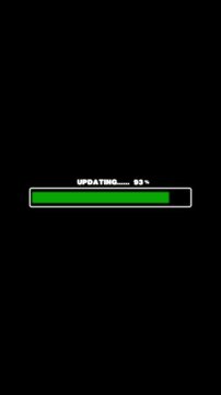 Digital progress bar shows system updating at fifty six percent Dynamic loading circle animates alongside the digital progress bar Modern software installation runs this digital progress bar