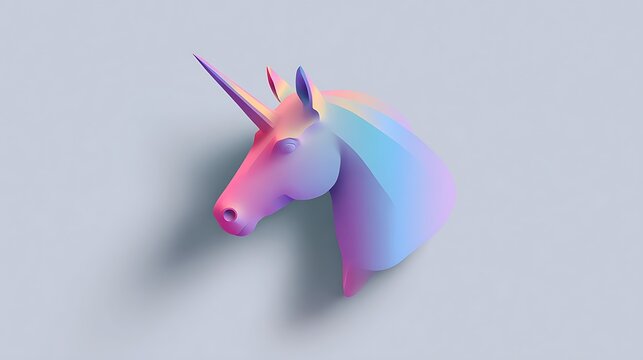 Abstract 3 d rendered pink and blue cloud with hand pointing