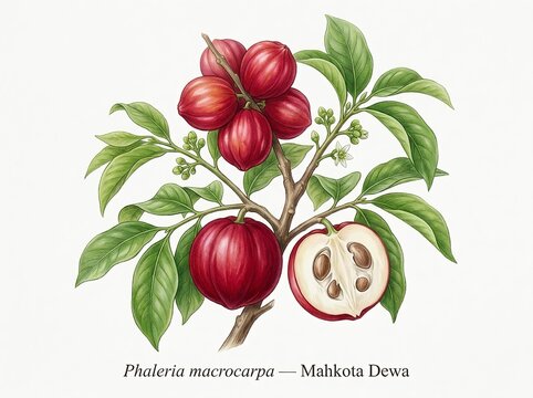 Mahkota Dewa &mdash; Rare Indonesian Medicinal Fruit