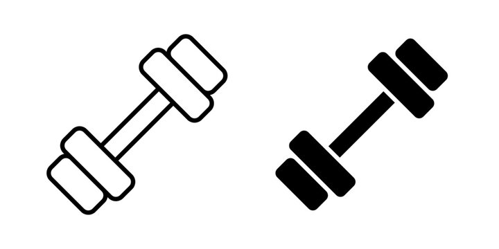 Gym Icon represents fitness, exercise, workouts, training, strength, health, sports, and physical activity.