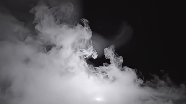 Wispy smoke plumes rising against a dark background with subtle cinematic motion