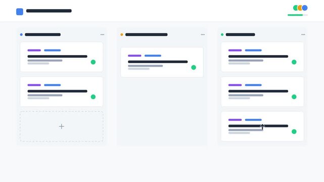Modern data analytics web dashboard UI design template showcasing clean product page layout