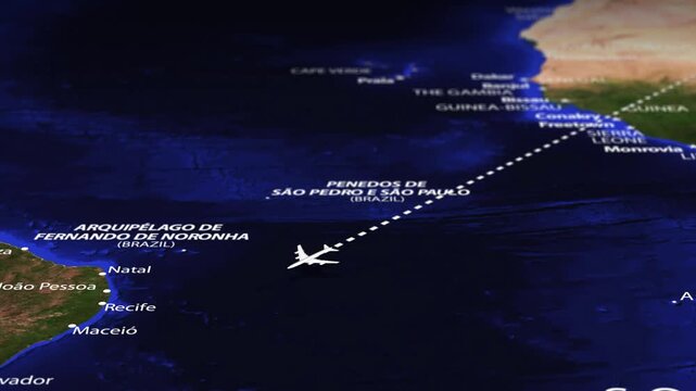 Flight From Minsk BELARUS to Montevideo URUGUAY with flag pins