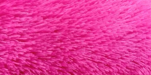 Fototapeta premium Detailed Pink Fluffy Rug Surface Texture