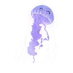 jellyfish with cute eye © Dina