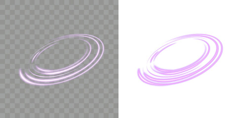 Abstract light circle, with soft motion blur. © Felix
