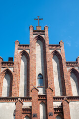 Dąbrówno, zachodnie Mazury, Polska, Europa. Kościół ewangelicki. © Jarek Zuzga