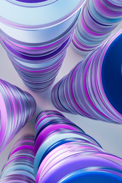 3D Abstract Ring Tunnel