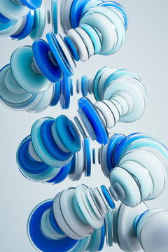 3D Layered Spiral Motion