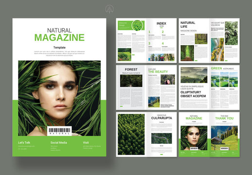 Natural Magazine Layout