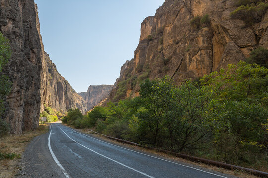 View of the mountains in Armenia
