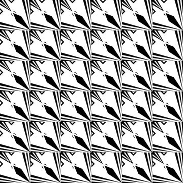 Monochrome Check Point Abstract Geometric Art Deco Style Pattern Background