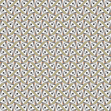 Intersecting Triangle Abstract Geometric Art Deco Style Pattern Background