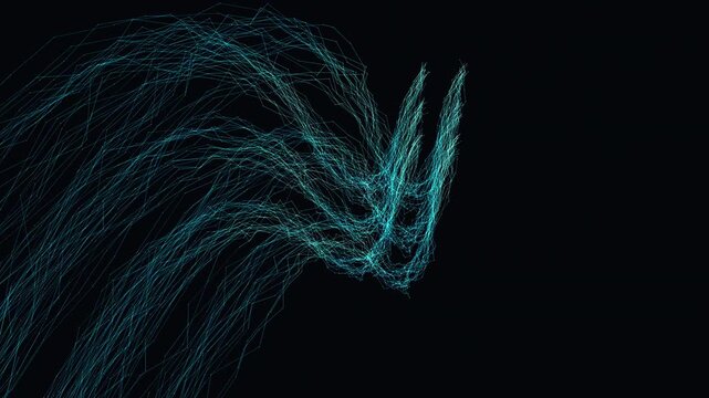 Neural nodes and data lines evolve in a seamless topology network