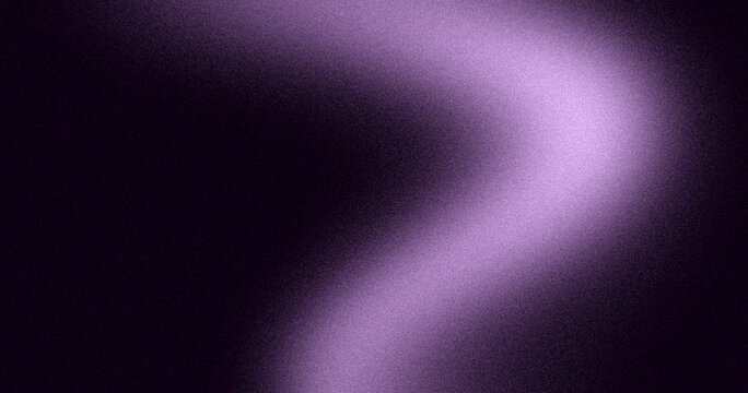 Abstract Grainy Purple Neon Fluid Wave Background with Glowing Light Blur and Grain Texture for Digital Media Poster and Cover Design