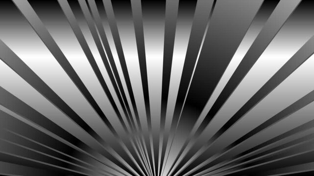 Abstract grey and black background with radiating light beams and dynamic sunburst lines for modern graphic design and digital presentation art