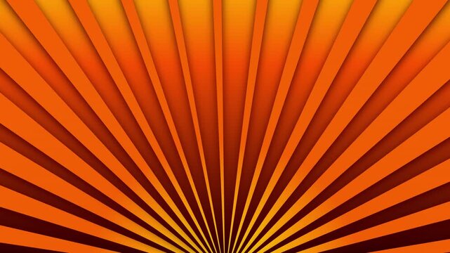 Abstract orange sunburst background with radial lines and geometric rays design for modern creative projects and vibrant graphic wallpaper templates