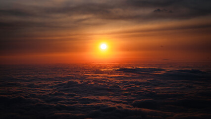 sunset over the sea © David