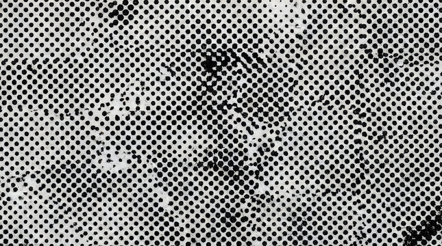 Halftone texture vintage printing pattern background