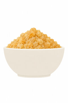 Vector illustration of asafoetida in ceramic bowl