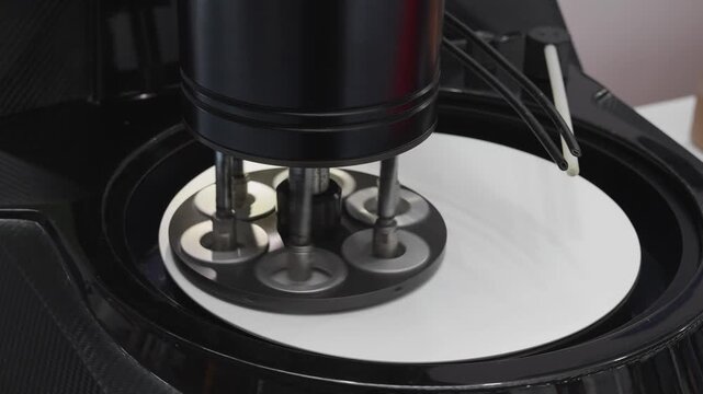 Polishing Machine Preparing Metal Sample Parts Factory Testing