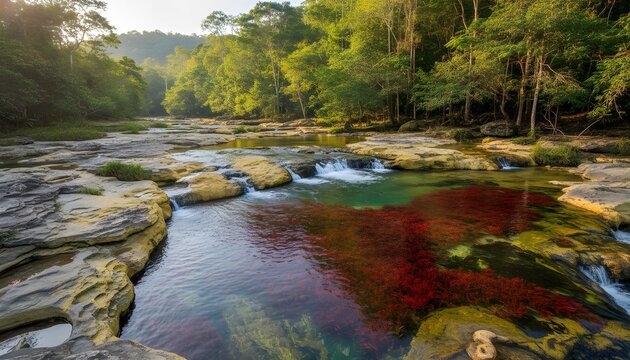 Colombia Liquid Rainbow River Landscape