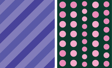 Minimalist geometric pattern featuring purple diagonal stripes b © MyCreativeLife