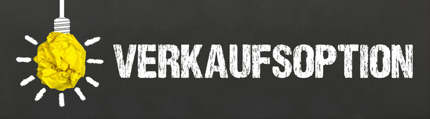 Fototapeta premium Verkaufsoption 