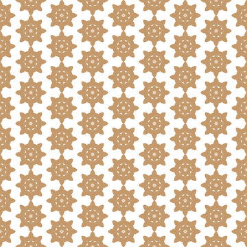 Geometric Floral Design Luxury Decorative Background Gold Geometric Seamless Ornament 