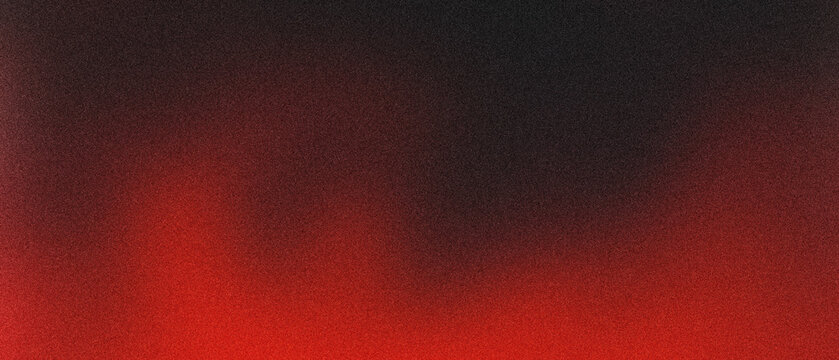 Red and black background with grain texture, vibrant spray paint effect, modern dark gradient design