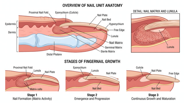human fingernail anatomy