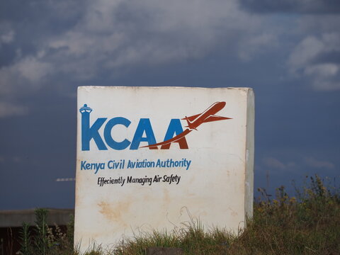 Kenya Civil Aviation Authority KCAA Signage at Ngong Hills Aviation Navigation Site
