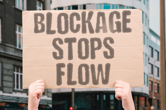 "Blockage stops flow" Physical obstruction prevents ejaculation. BLOCKAGE. STOPS. FLOW. ANEJACULATION. OBSTRUCTION.