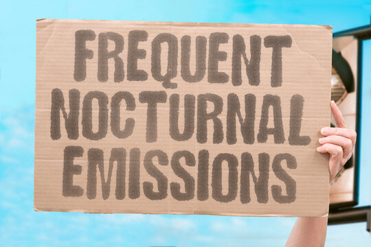 "frequent nocturnal emissions" Younger men have more frequent nocturnal emissions. TEEN. FREQUENCY. WETDREAMS. AGE. EMISSIONS.