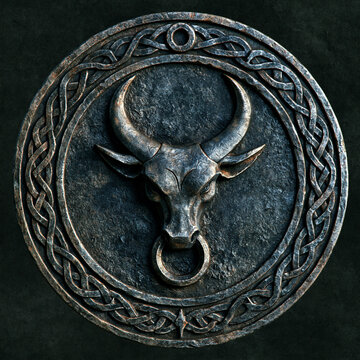 3D printable Taurus zodiac --chaos 30 --raw --stylize 300 --hd --v 8.2 Job ID: 41f69cf1-932b-4cd0-bf04-f4d851e6360f