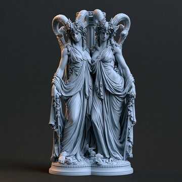 3D printable Gemini zodiac --raw --hd --v 8.2 Job ID: adebcb98-79cb-4d37-8782-e8631650e170