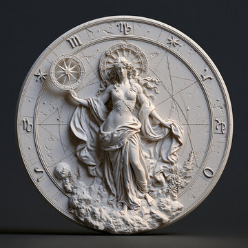 3D printable Virgo zodiac --raw --hd --v 8.2 Job ID: 25b40057-1178-40ee-9c00-aa6d4e279a97