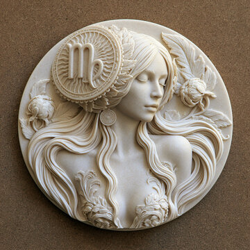 3D printable Virgo zodiac --raw --hd --v 8.2 Job ID: 25b40057-1178-40ee-9c00-aa6d4e279a97