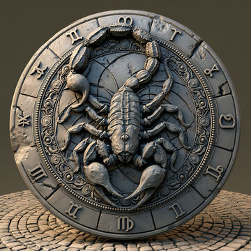 3D printable Scorpio zodiac --raw --hd --v 8.2 Job ID: bafa59ac-d41e-4927-afec-57925aff1d9f