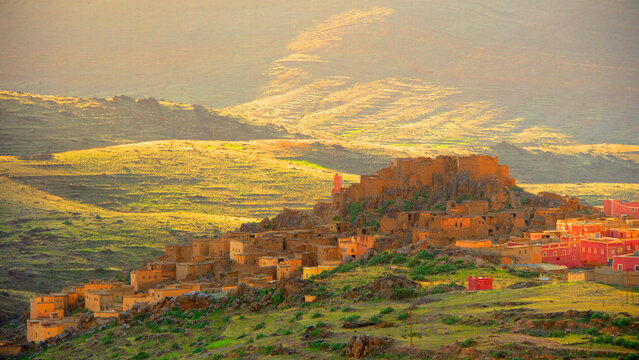 ancient village in the mountains of Morocco 79