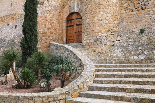 Atalaya Castle, medieval fortress in Villena town in comarca Alt Vinalopo in Alicante Province, Valencian Community in Spain.