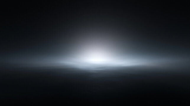 Dramatic Dark Studio Backdrop with Soft Central Spotlight