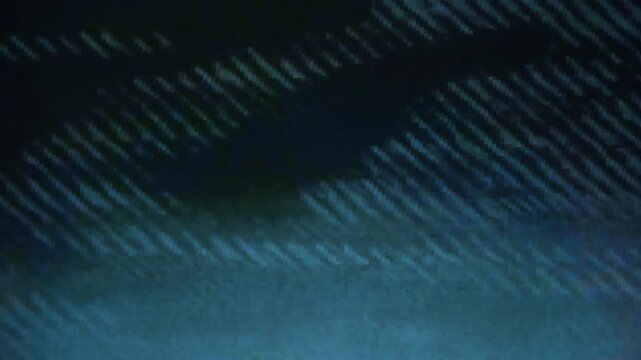 Flickering mini dv video signal, cool overlay in 4k.	