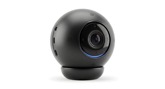 webcam on white background