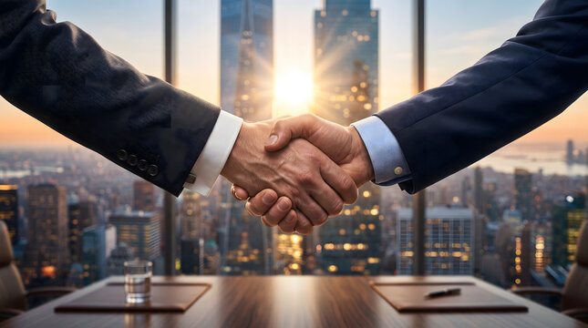 Professional Business Handshake Agreement