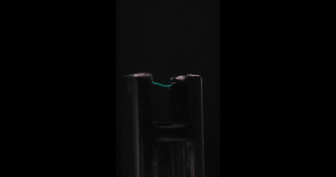 Electric Plasma Arc Lighter Purple Spark Macro
