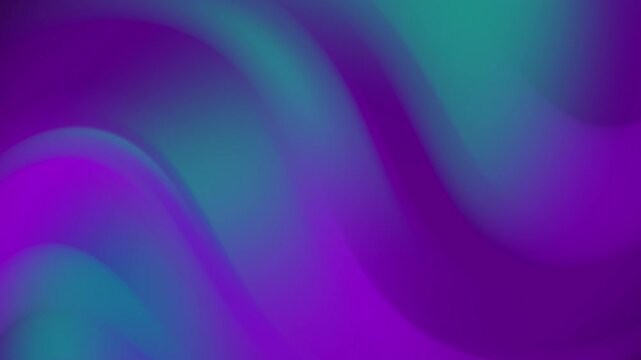 Smooth vibrant turquoise teal purple indigo gradient flowing wavy abstract background pattern texture suitable for web design, packaging, digital art.