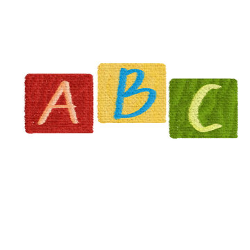 wooden alphabet blocks, ABC block for kindergarten
